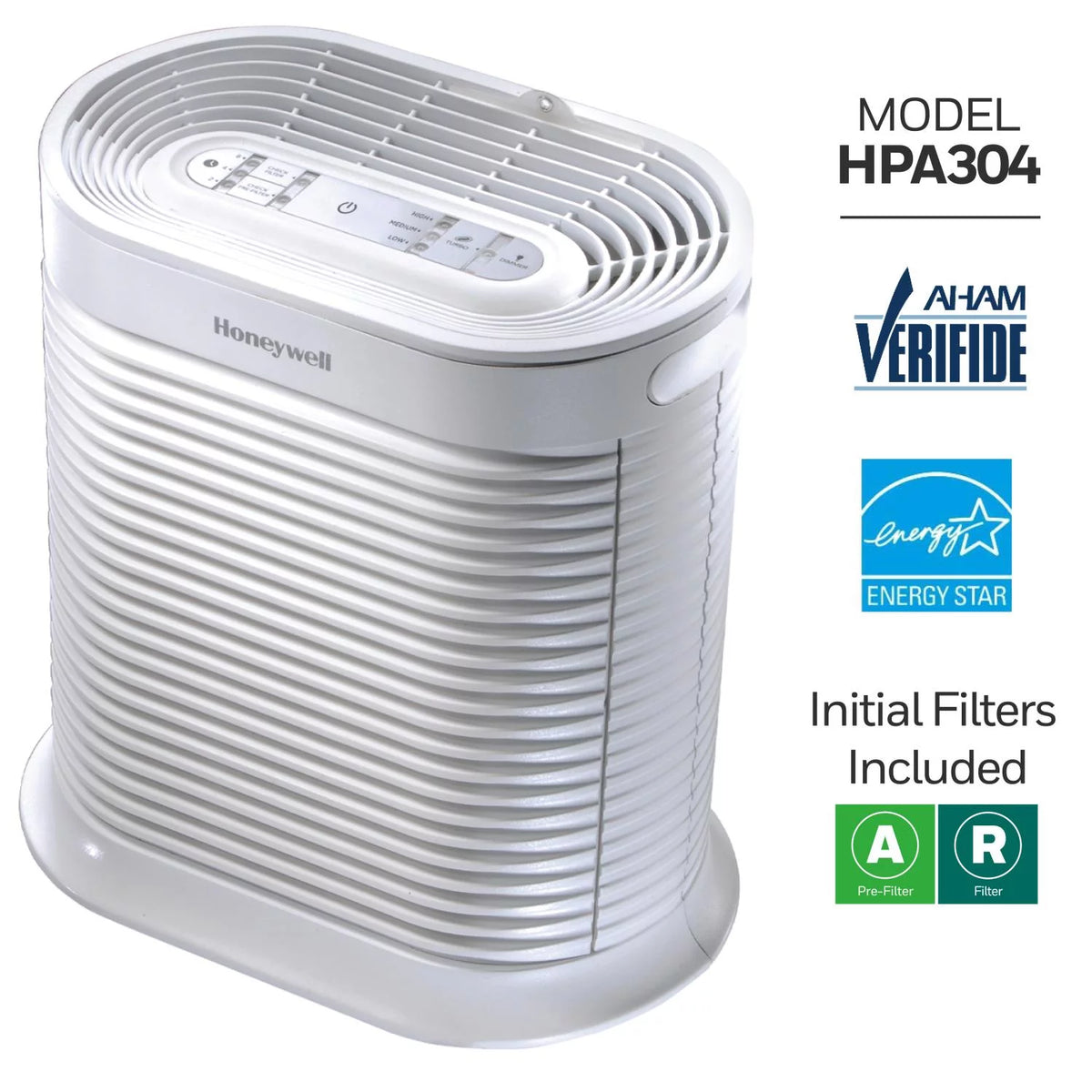 Air Purifier HEPA Filter 465 sq ft L403