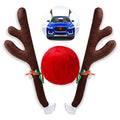 Christmas Car Decorations with Jingle Bells and Red Nose C7246