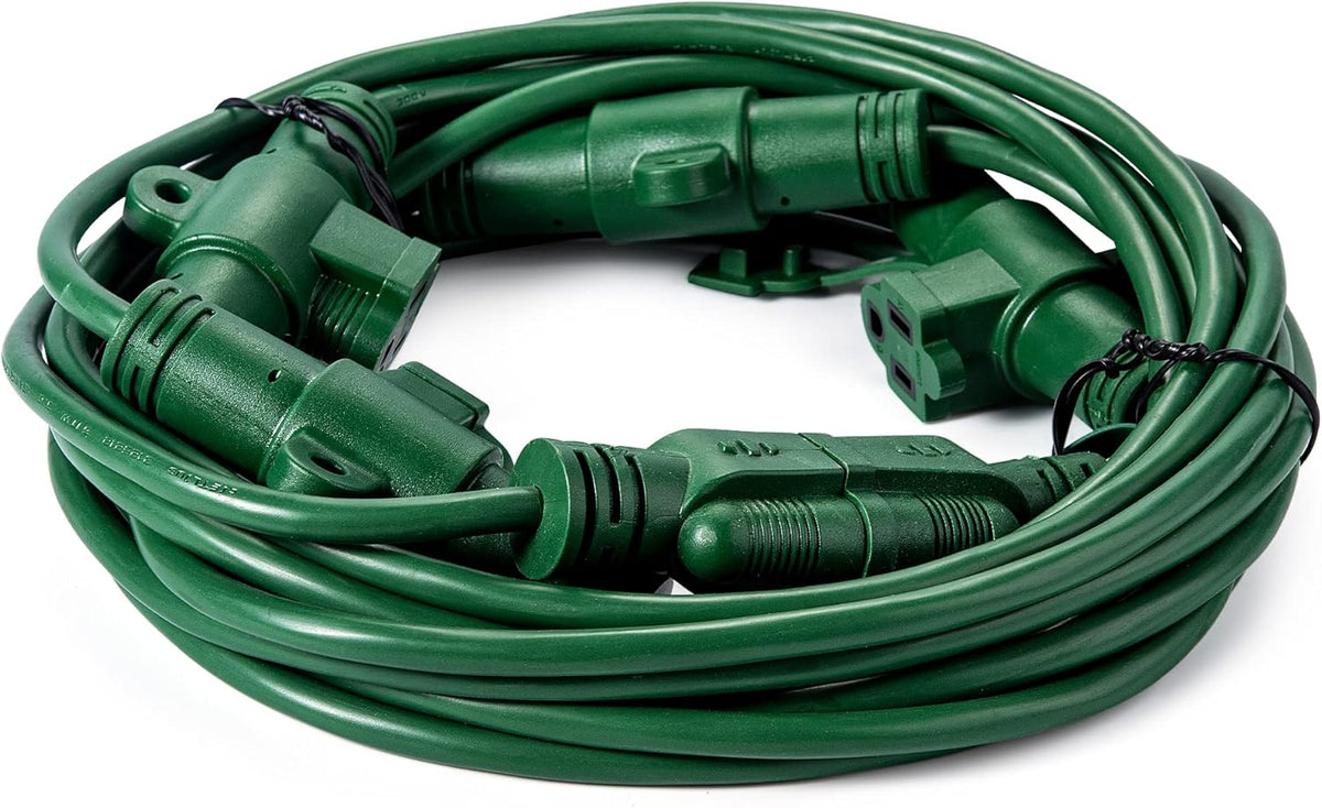 Outdoor Extension Cord with 7 Outlet Taps 35 Feet K14787