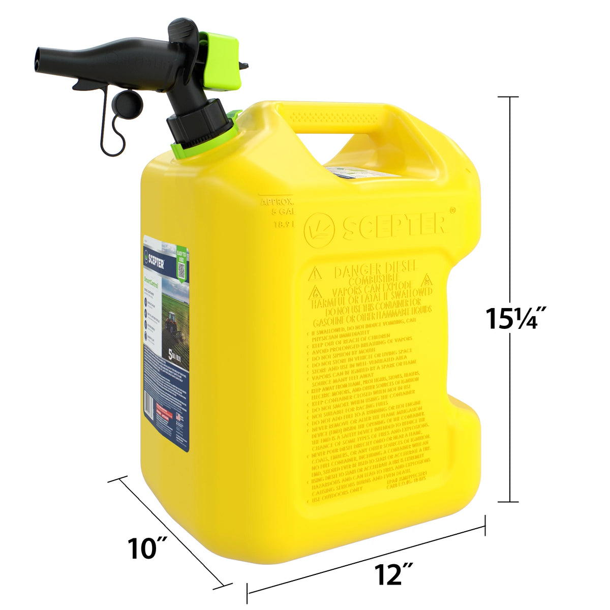 5 Gallon Dual Handle Diesel Fuel Container A321994