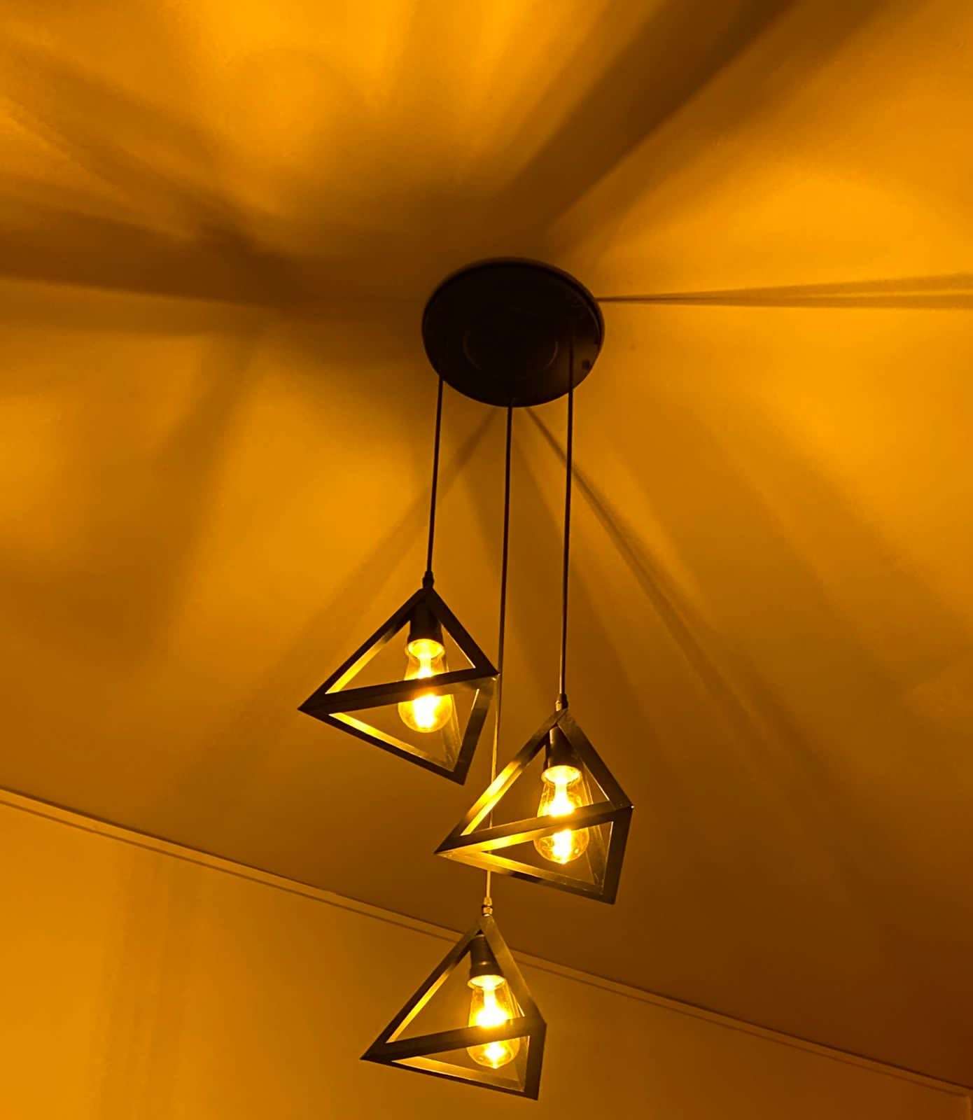 3 in 1 Triangle Celling Lamp