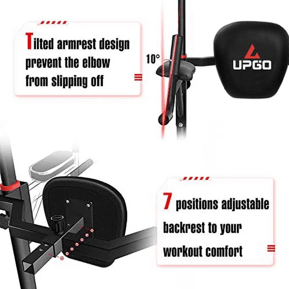 Adjustable Power Tower Dip Station Pull up Bar M905286