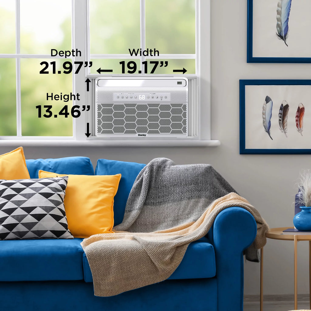 8,000 BTU White U-Shape Window Air Conditioner X9729