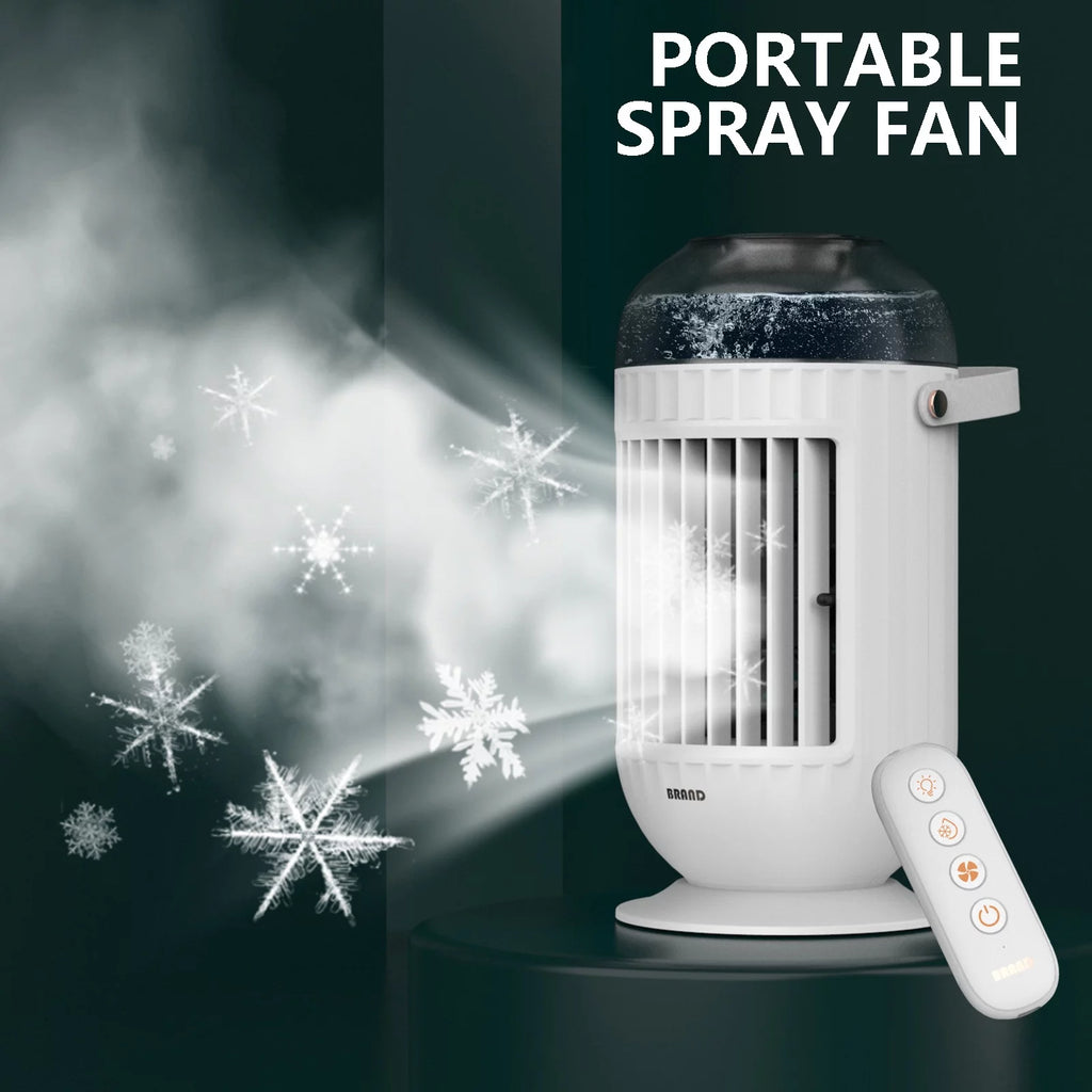 Portable USB Desktop Air Conditioner Fan White E32417