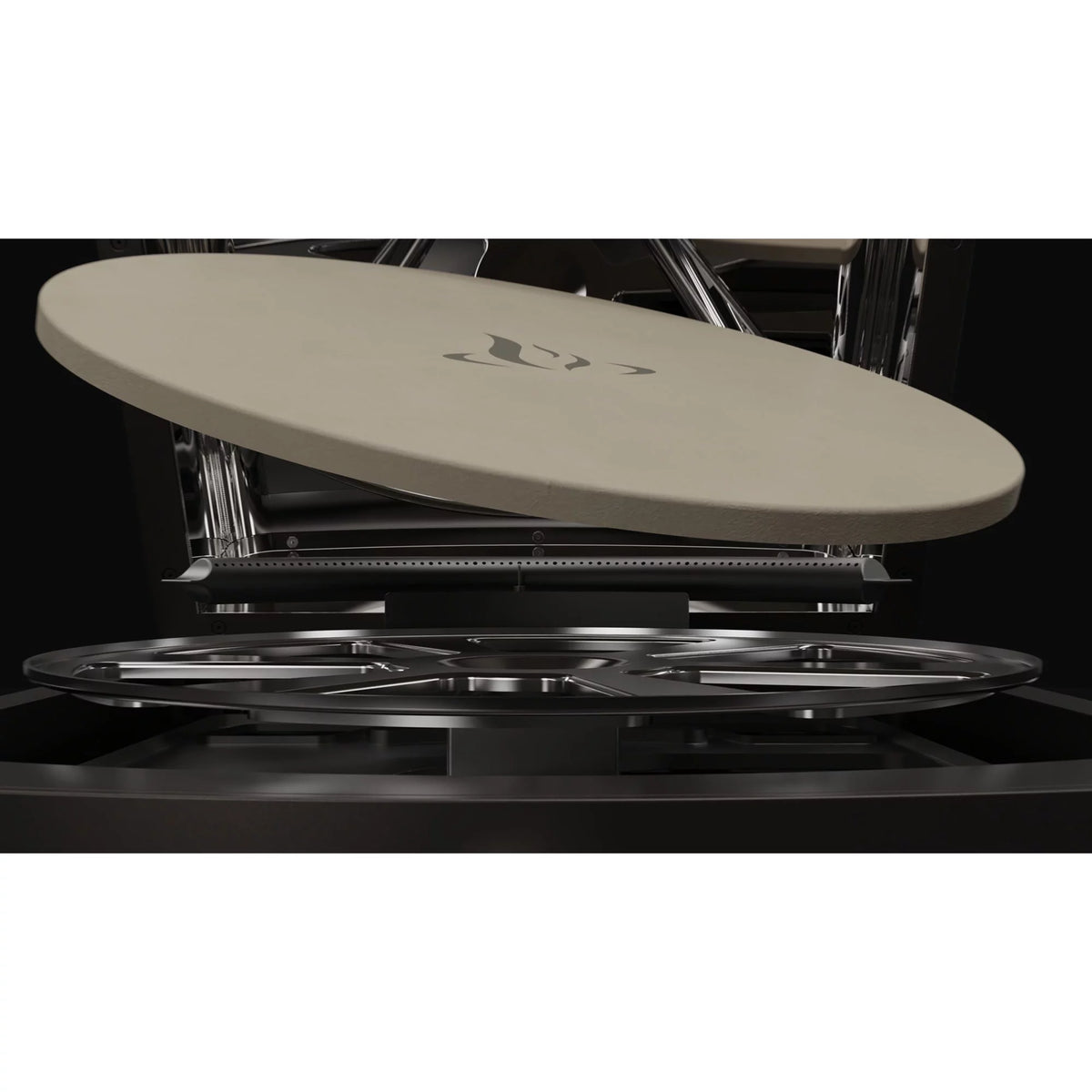 16 Portable Outdoor Pizza Oven with Rotating Cooking Stone C270