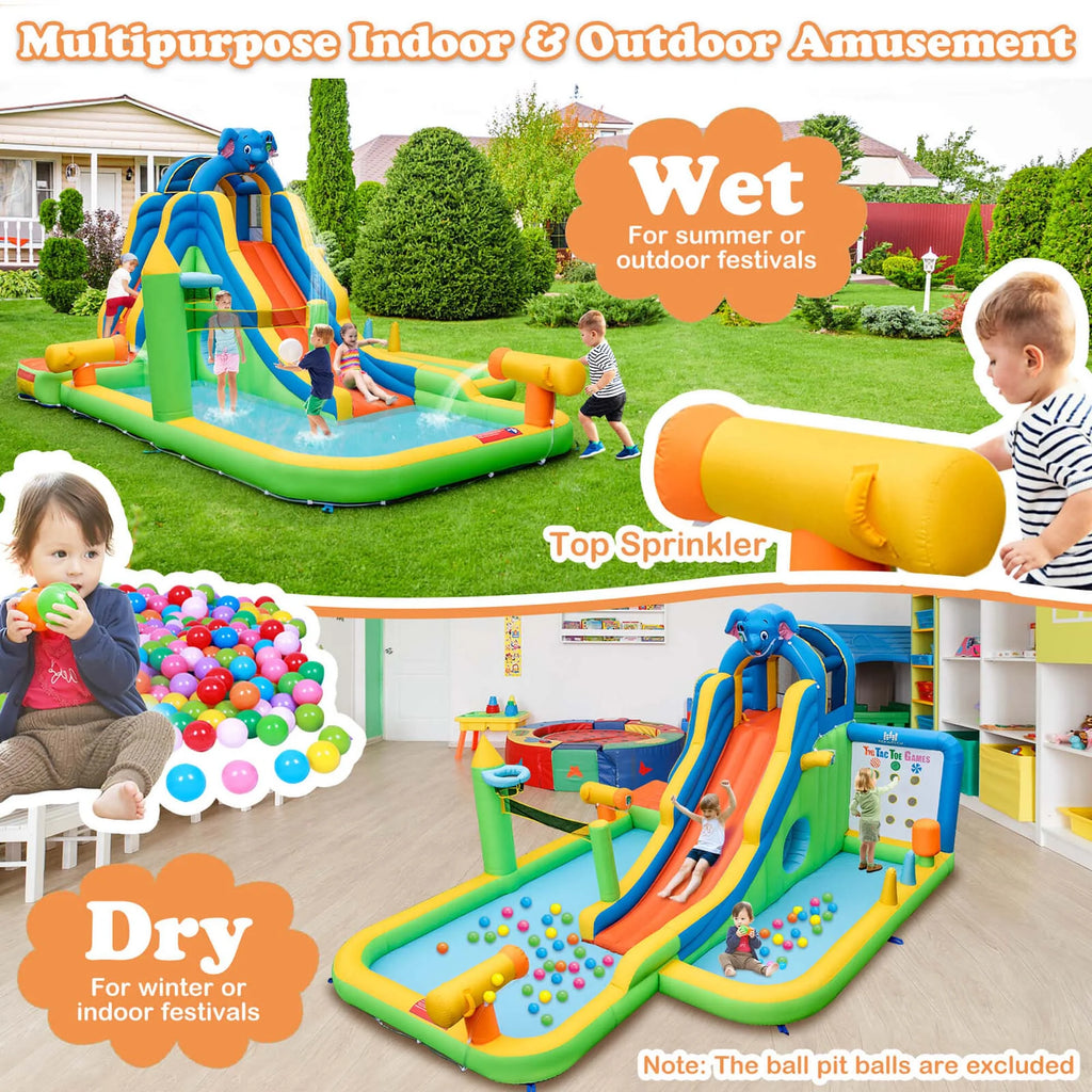 Inflatable Water Slide Splash Pool N9758