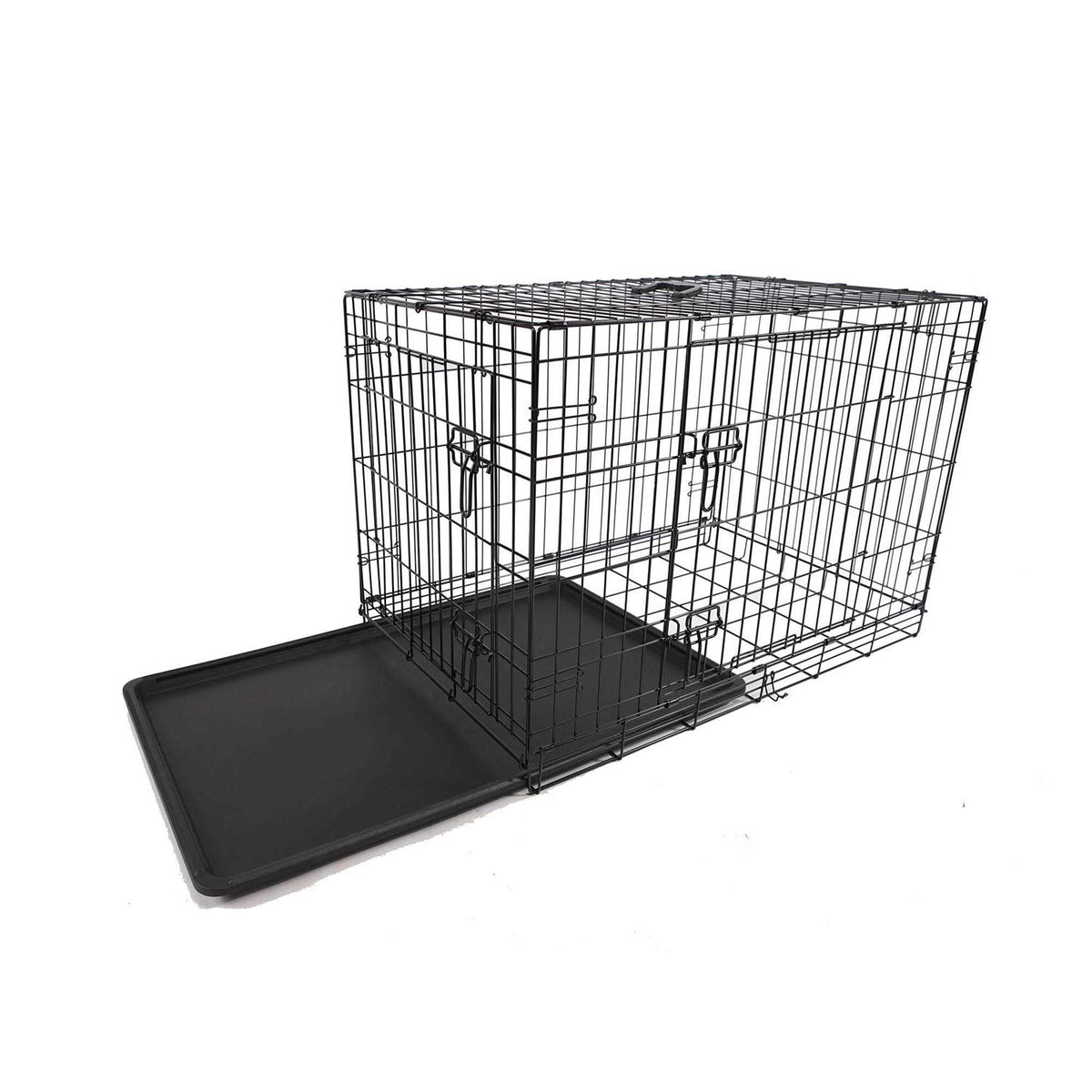 2-Door Folding Dog Crate G766