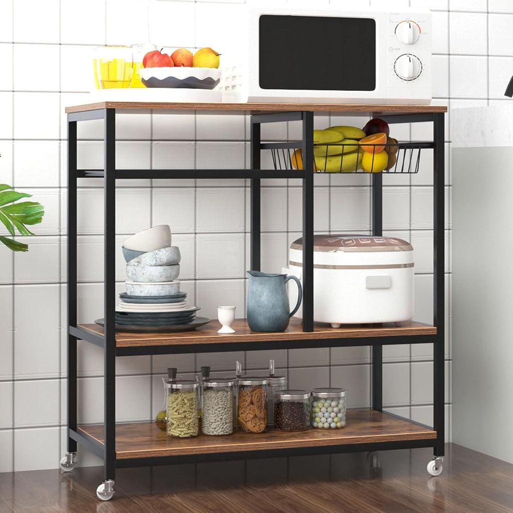 Kitchen Baker's Rack Rustic Brown X7279