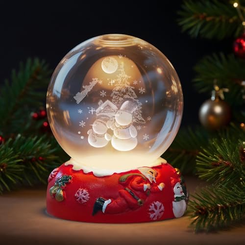 7 Colors 40mm Crystal Chakra Balls with LED Wooden Base J783