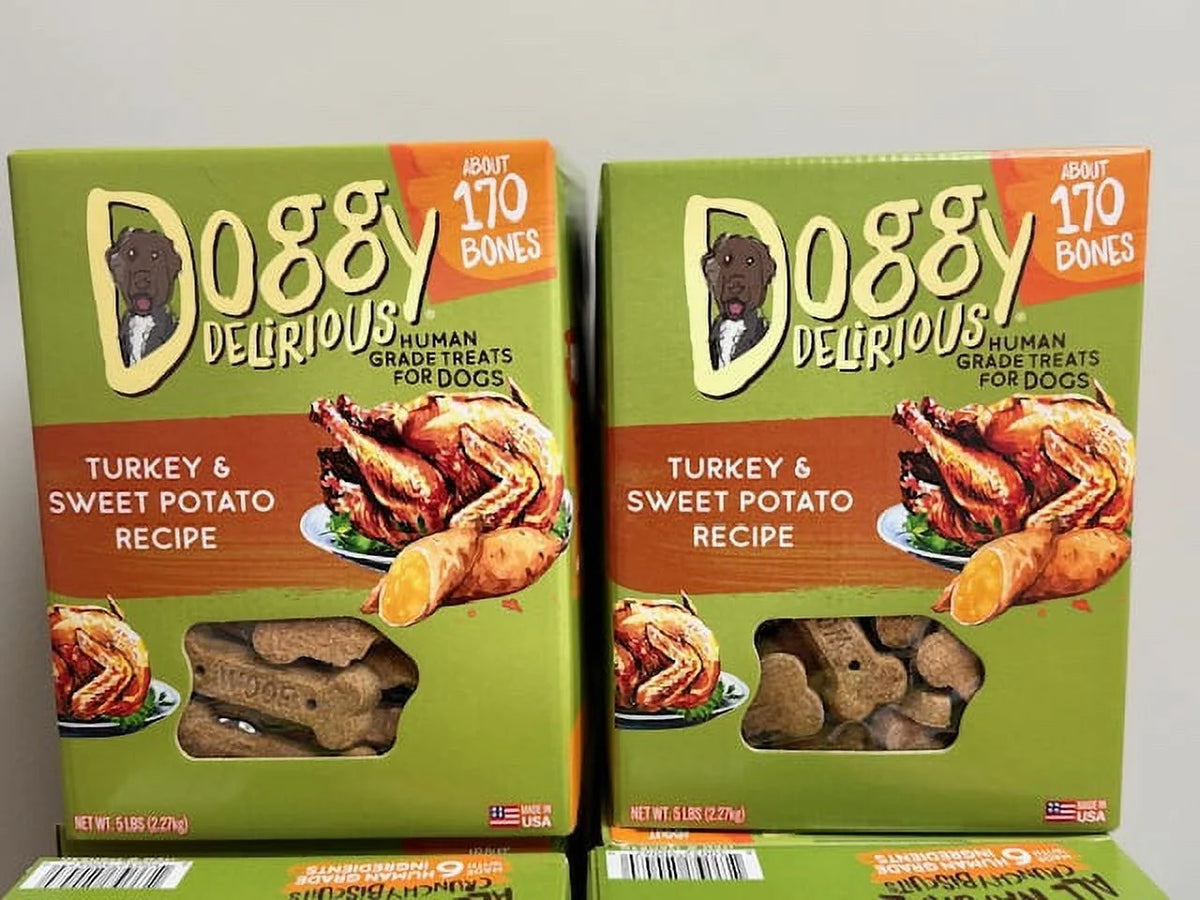 Turkey and Sweet Potato Flavor Dog Treats, 5 Pounds G12176