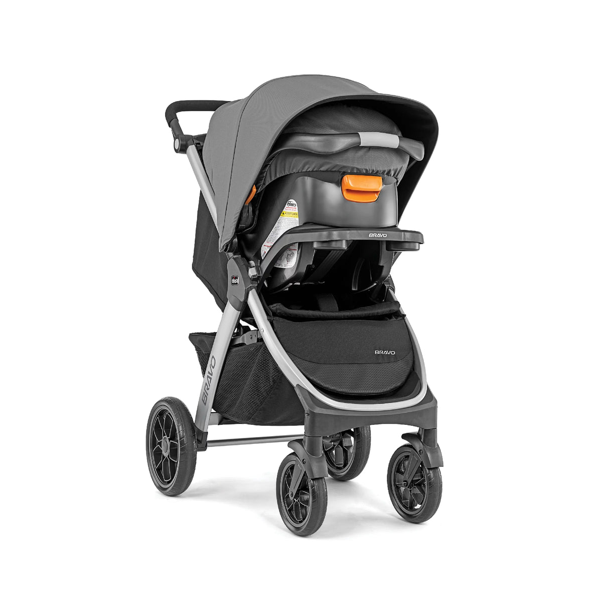 Grey Stroller with Infant Car Seat F454886