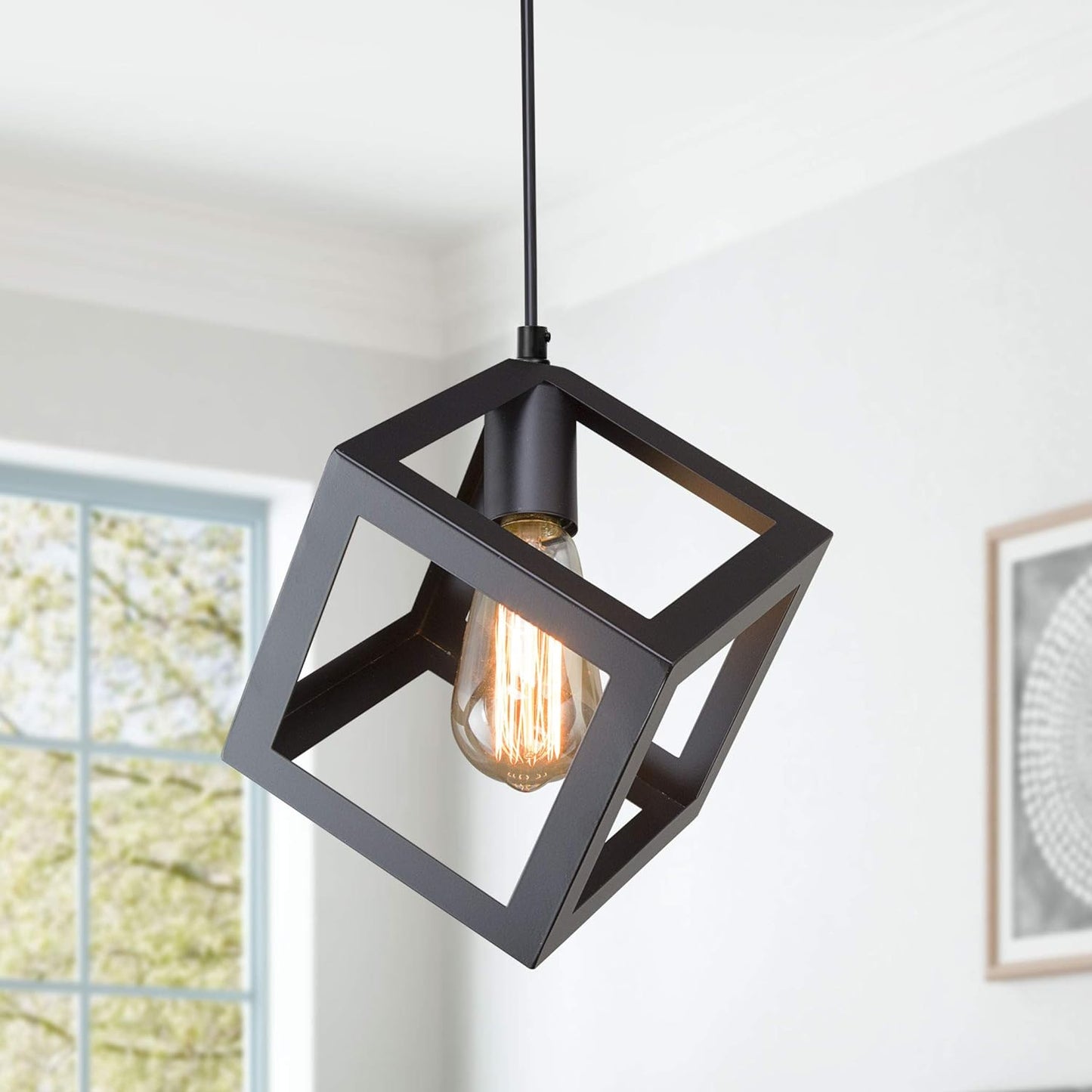 3 in 1 Square Hanging Lamp