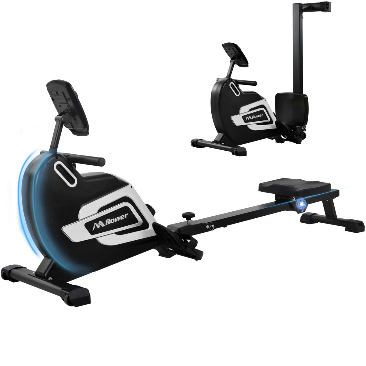 Magnetic Folding Rowing Machine with 14 Level Resistance and LCD Monitor B697164