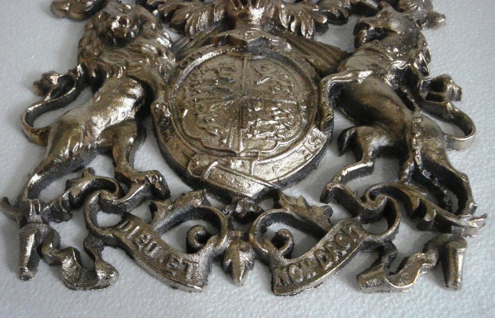 Antique Style Cast Wall Plaque Plate Pack of 2 F7444