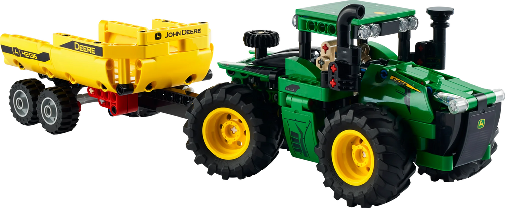 4WD Tractor Toy with Trailer Building Toy W947385