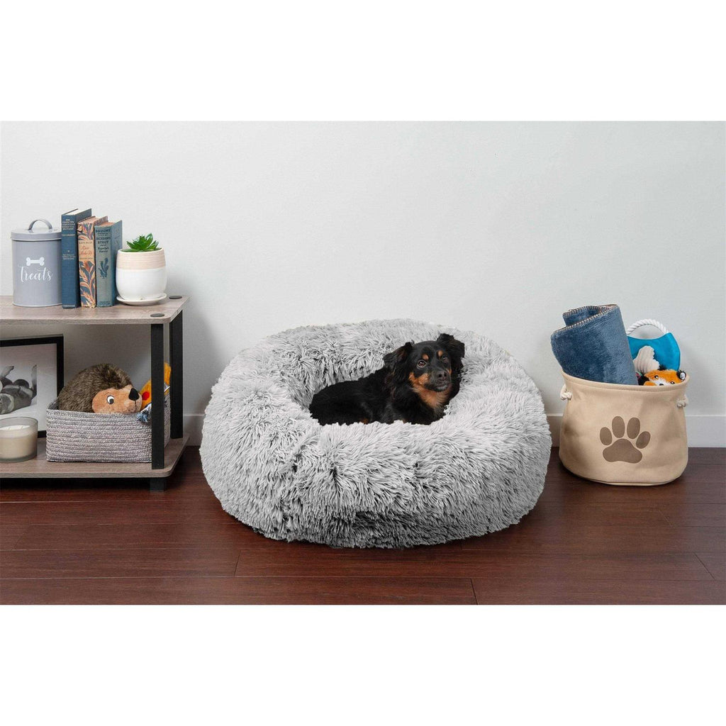 Long Fur Donut Dog Bed G6241