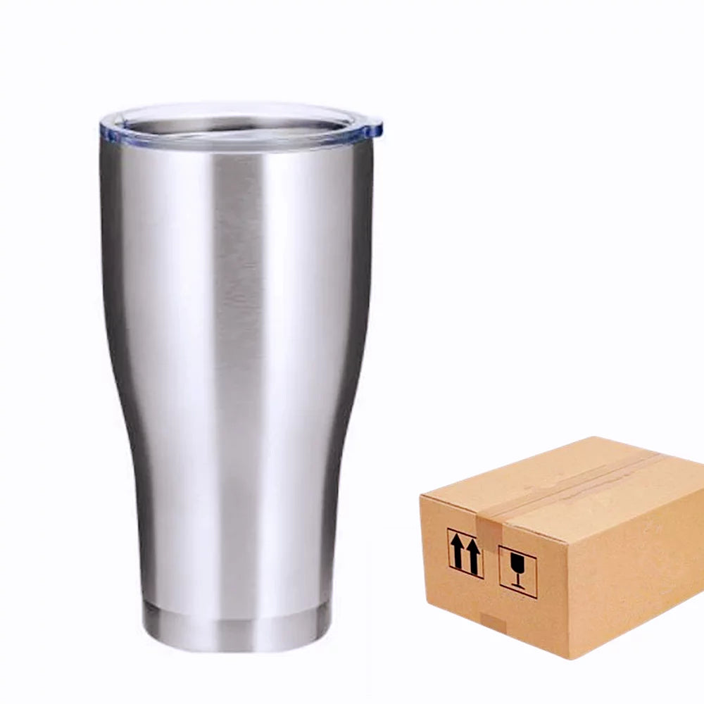25 Pack 30 oz Insulated Tumbler with Lids and Straws L430790