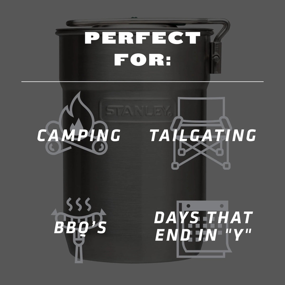 Stainless Steel Camping Cookware Set D756