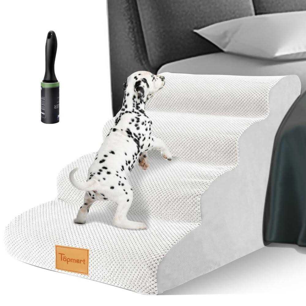 4 Tiers Non-Slip Foam Dog Steps E1569