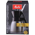 Pour-Over Coffee Brewer & Stainless Steel Carafe Set with Coffee Filters R4579