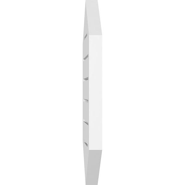 Vertical Peaked Surface Mount PVC Gable Vent T465