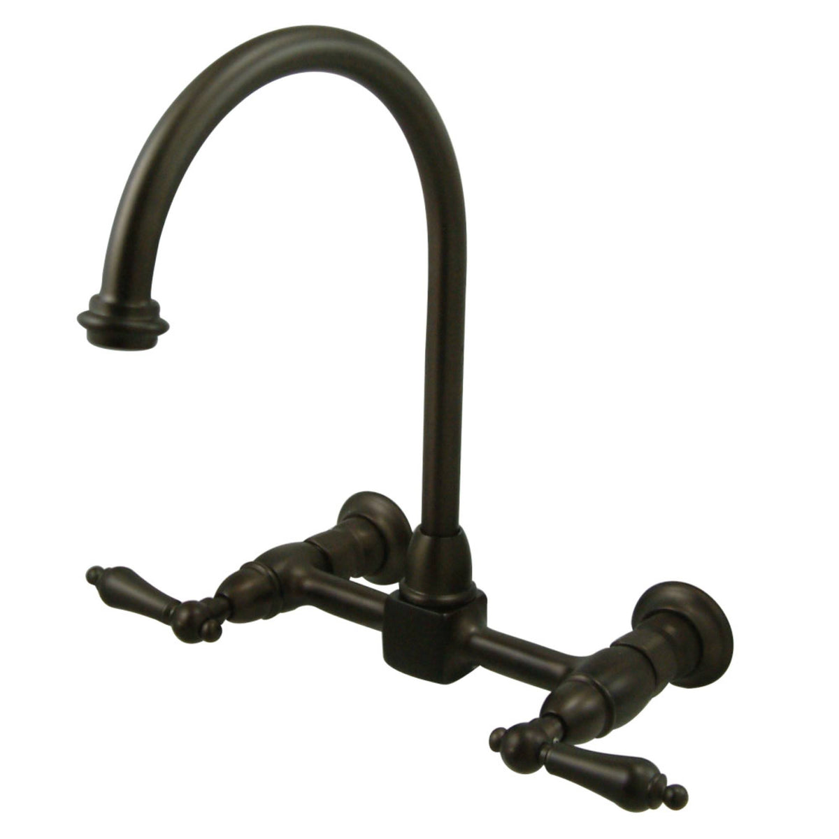Oil Rubbed Bronze Wall Mount Bridge Kitchen Faucet Z7164