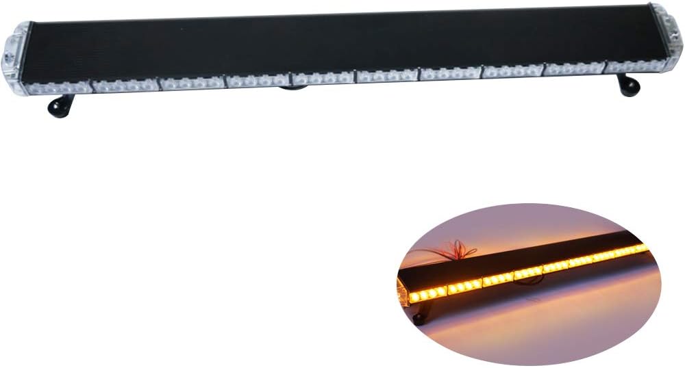 86 LED Amber Car Warning Strobe Light Bar R147649