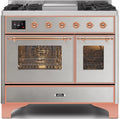 40 Dual Fuel Natural Gas Range in Stainless Steel with Copper Trim K954