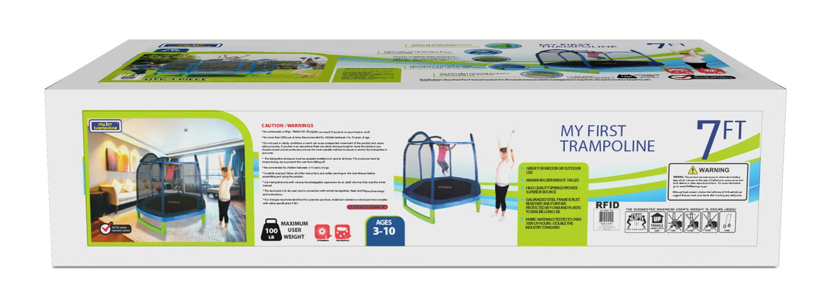7-Foot Hexagon Trampoline J3451