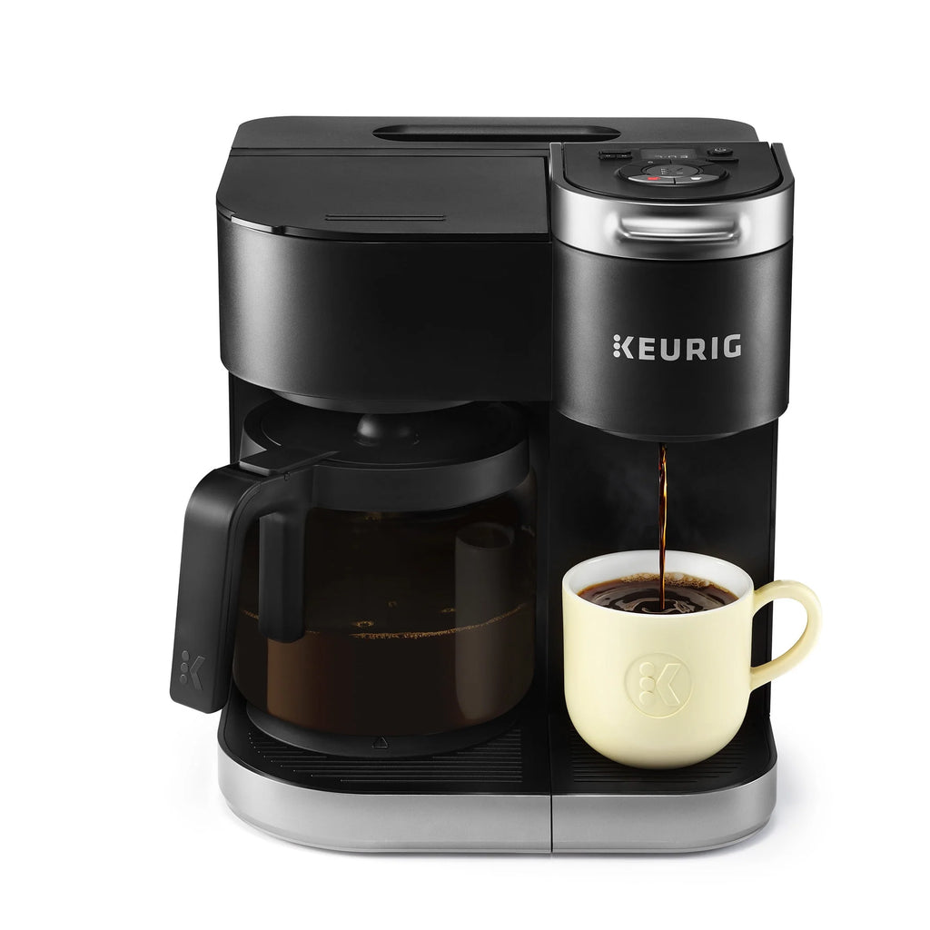 Black Single Serve & Carafe Coffee Maker V19093