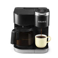 Black Single Serve & Carafe Coffee Maker V19093