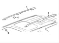 Roof Luggage Carrier Side Rail X107