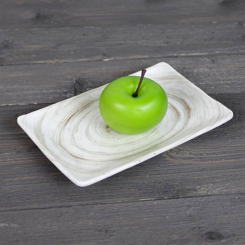Rectangular Melamine Plate - 6/Case V4548