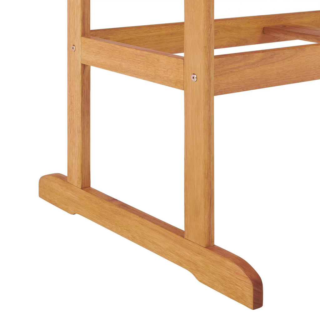 36 Square Outdoor Patio Eucalyptus Wood Dining Table G48333