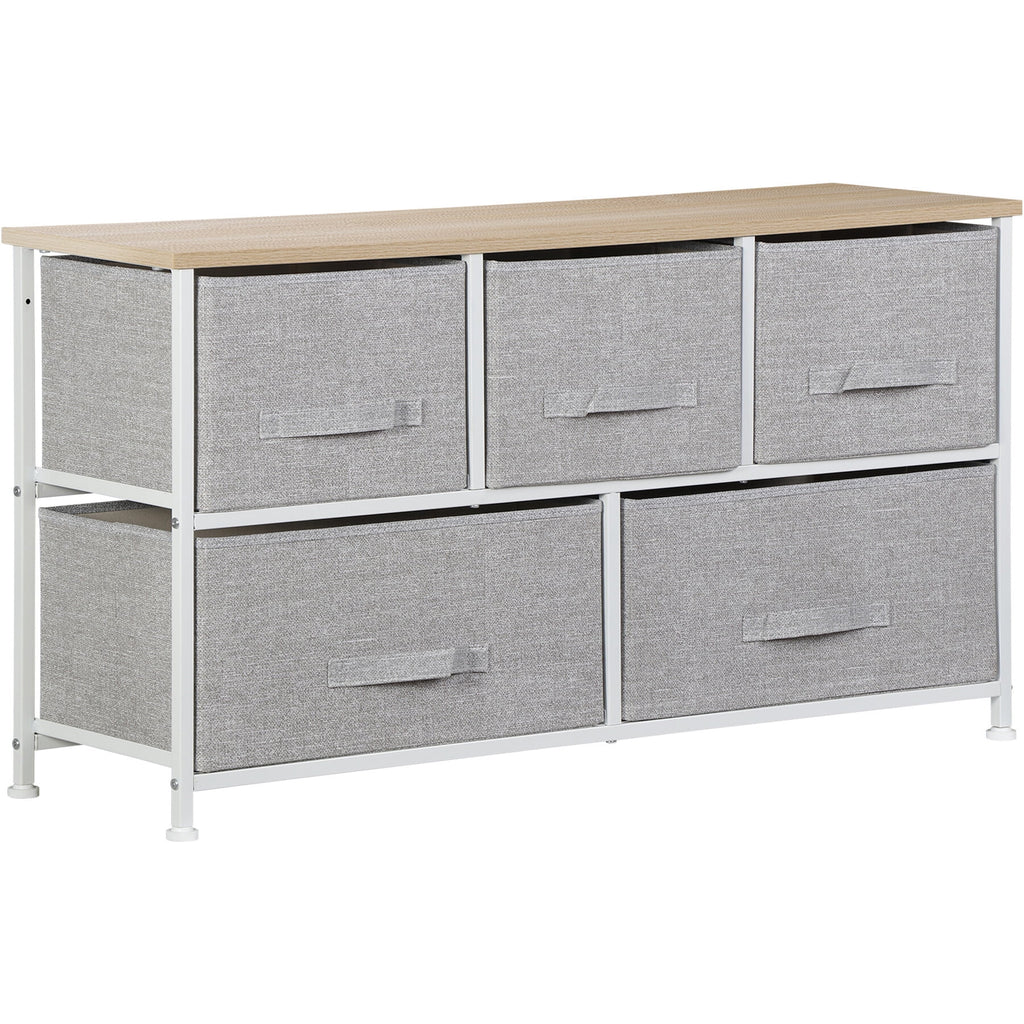 Steel Frame 5-Drawer Dresser A1060