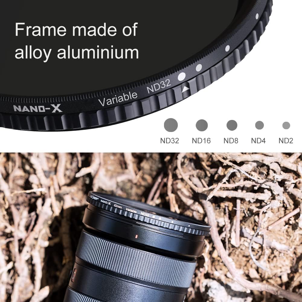 58mm Variable ND Filter ND2-ND32 Camera Lens Filter I23336