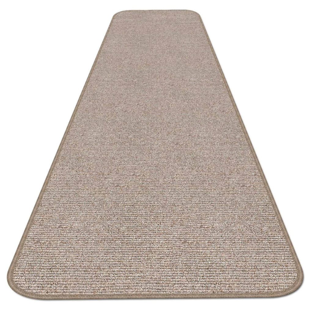 Pebble Beige 14 ft. x 27 in. Skid-Resistant Carpet Runner J6980