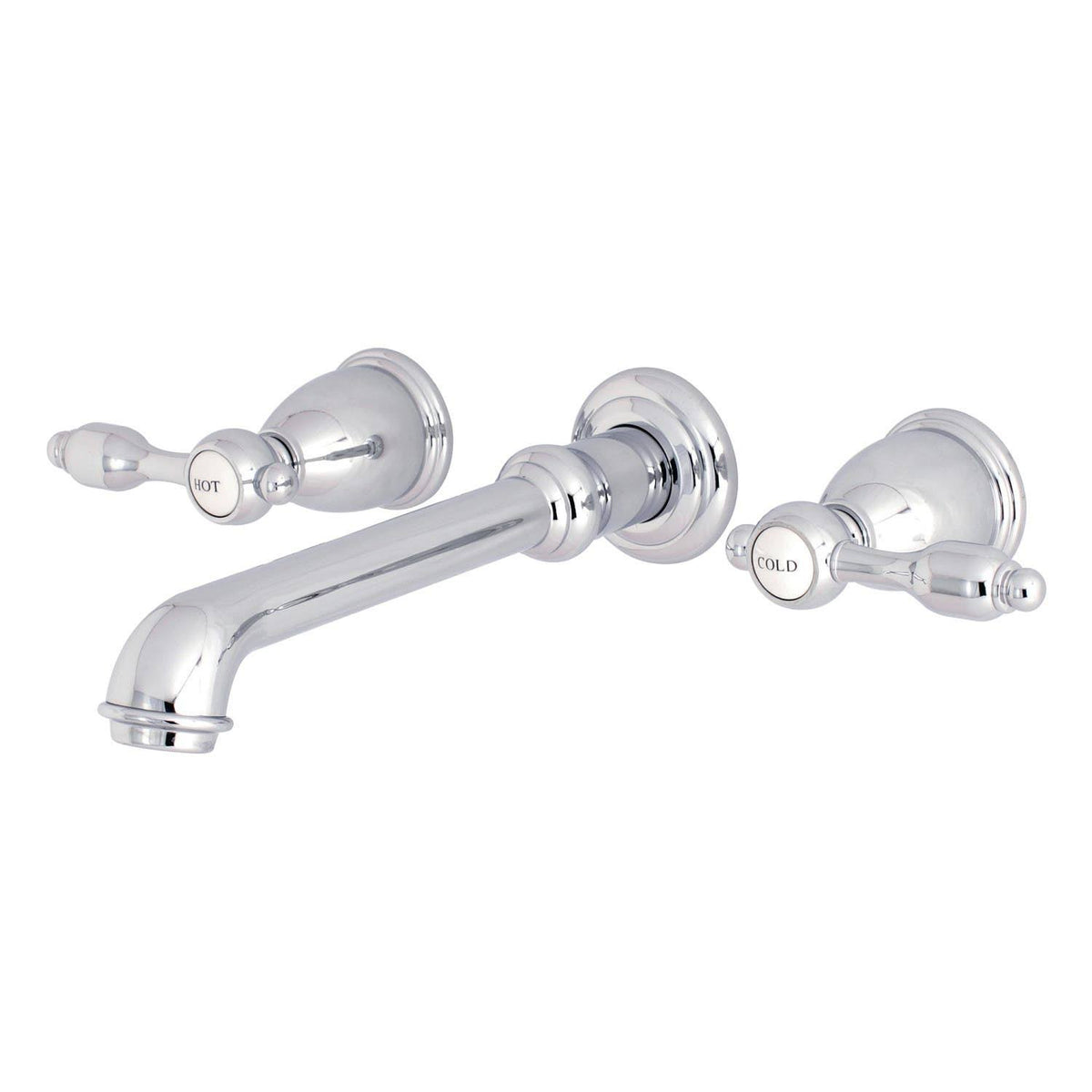 Wall Mount Roman Tub Filler Polished Chrome L25057