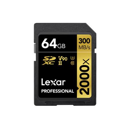 64GB SDHC UHS-II U3 V90 Memory Card O1842