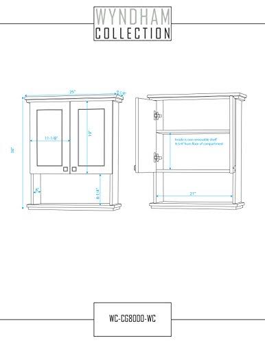 25 in. Wall Cabinet in Espresso J35177