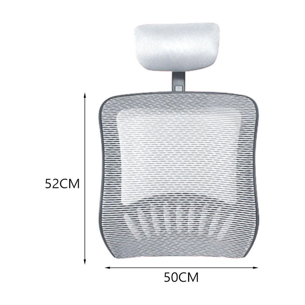 Office Chair Mesh Back Support with Headrest E301