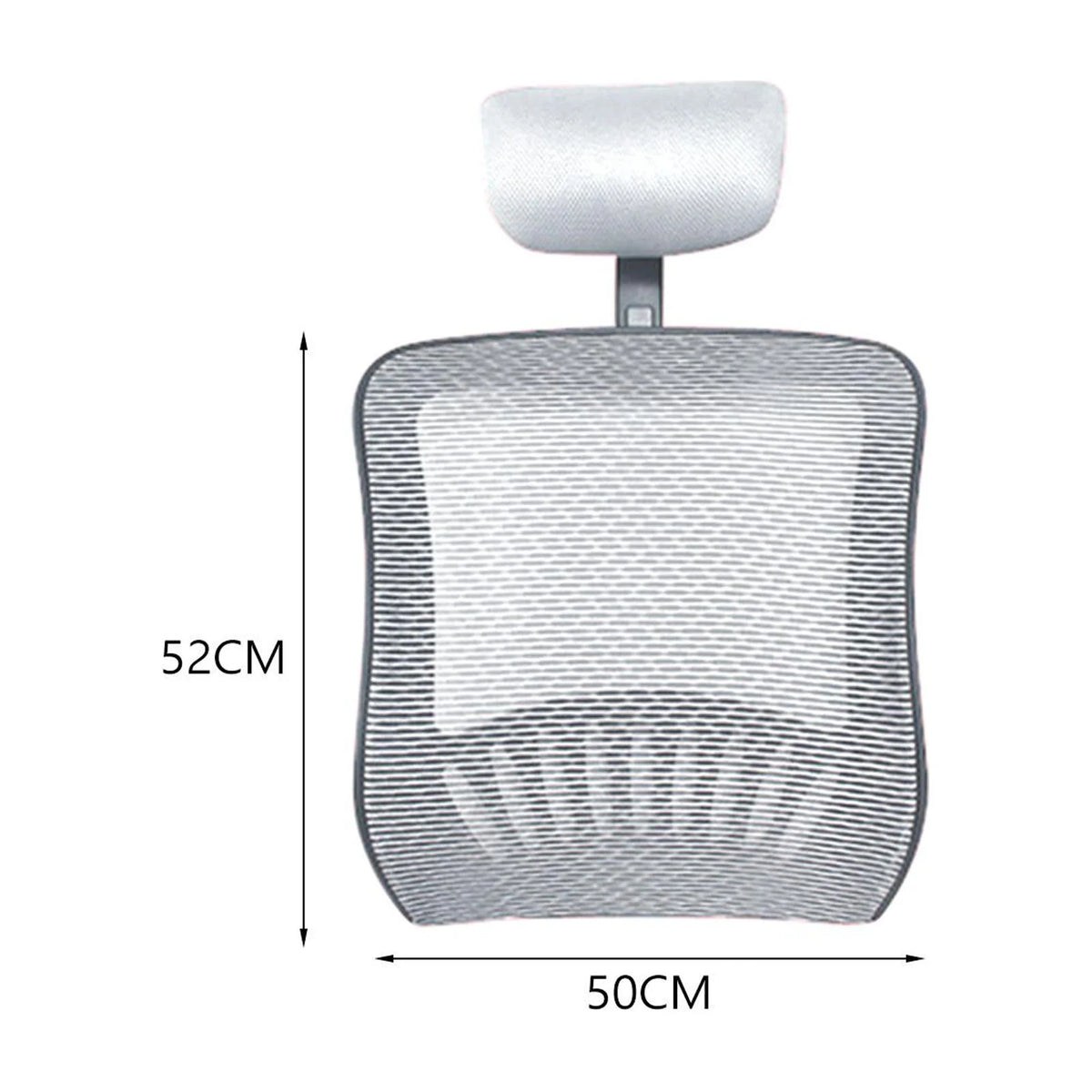 Office Chair Mesh Back Support with Headrest E301