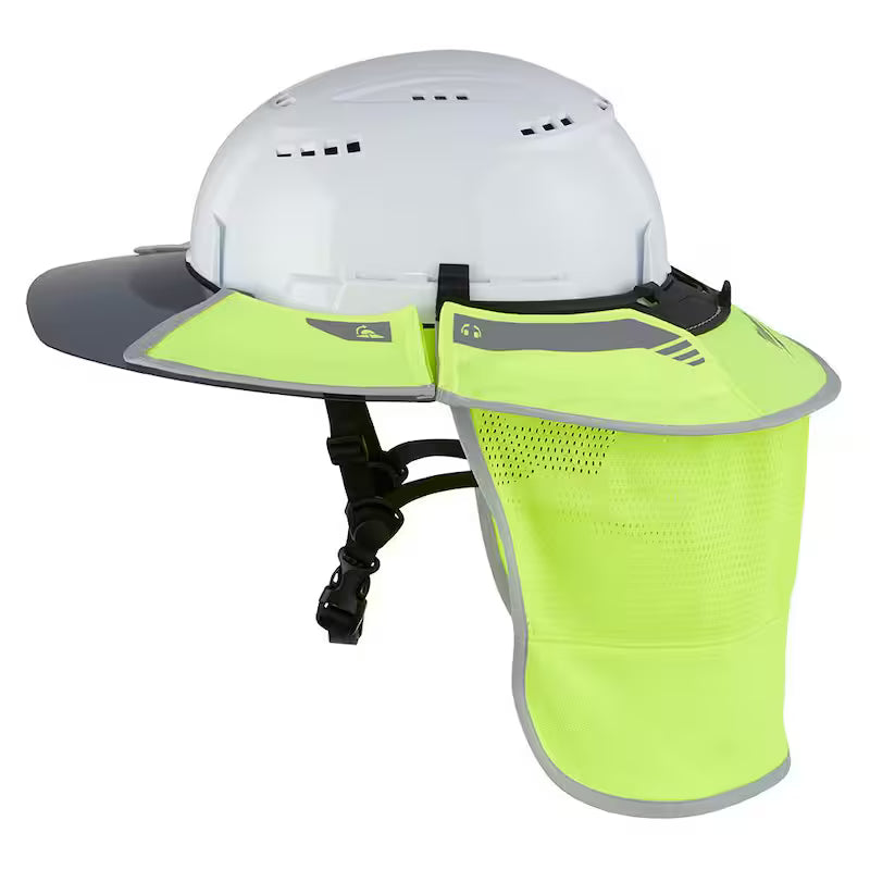 Tinted Brim Visor with Yellow Mesh Sunshade M98392
