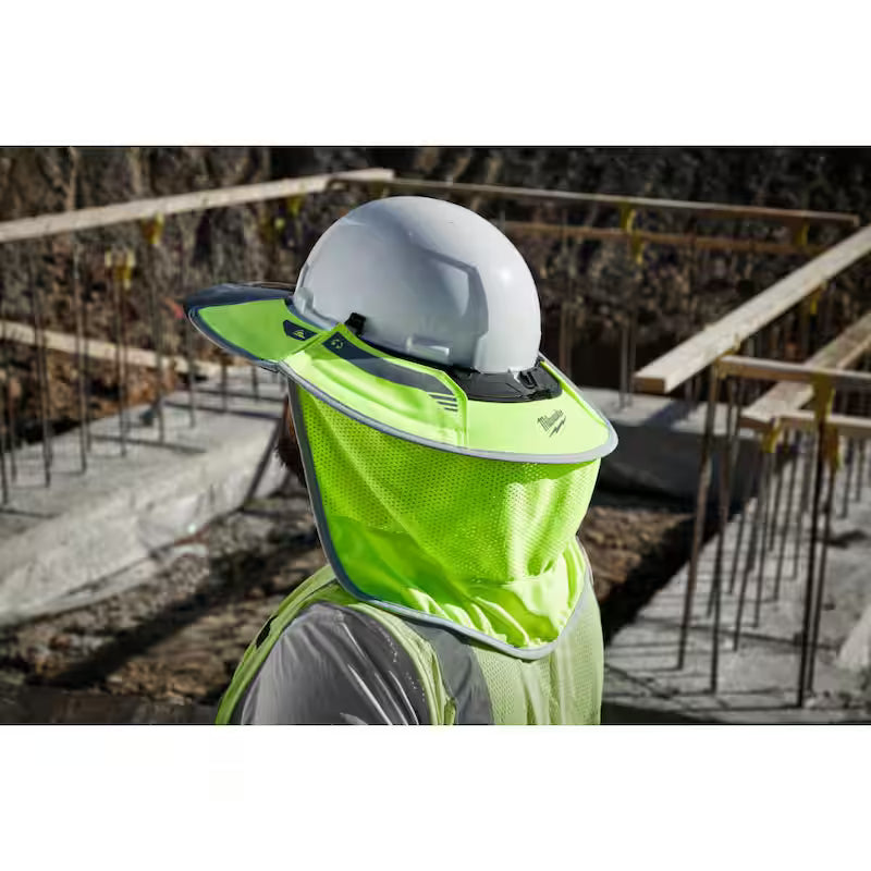 Tinted Brim Visor with Yellow Mesh Sunshade M98392