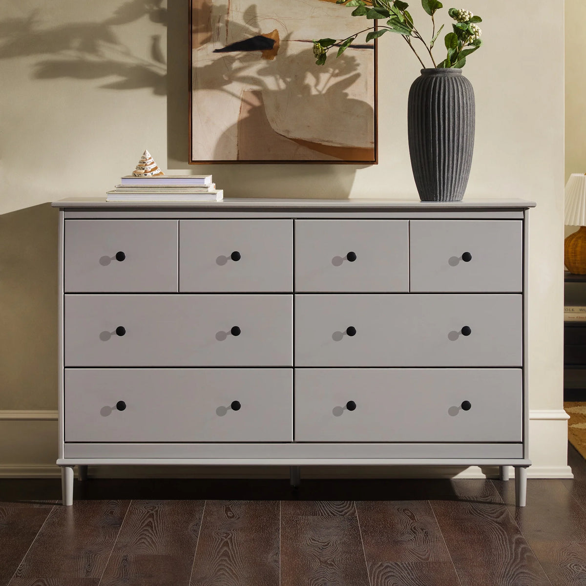 Walnut 6-Drawer Solid Wood Dresser G159976