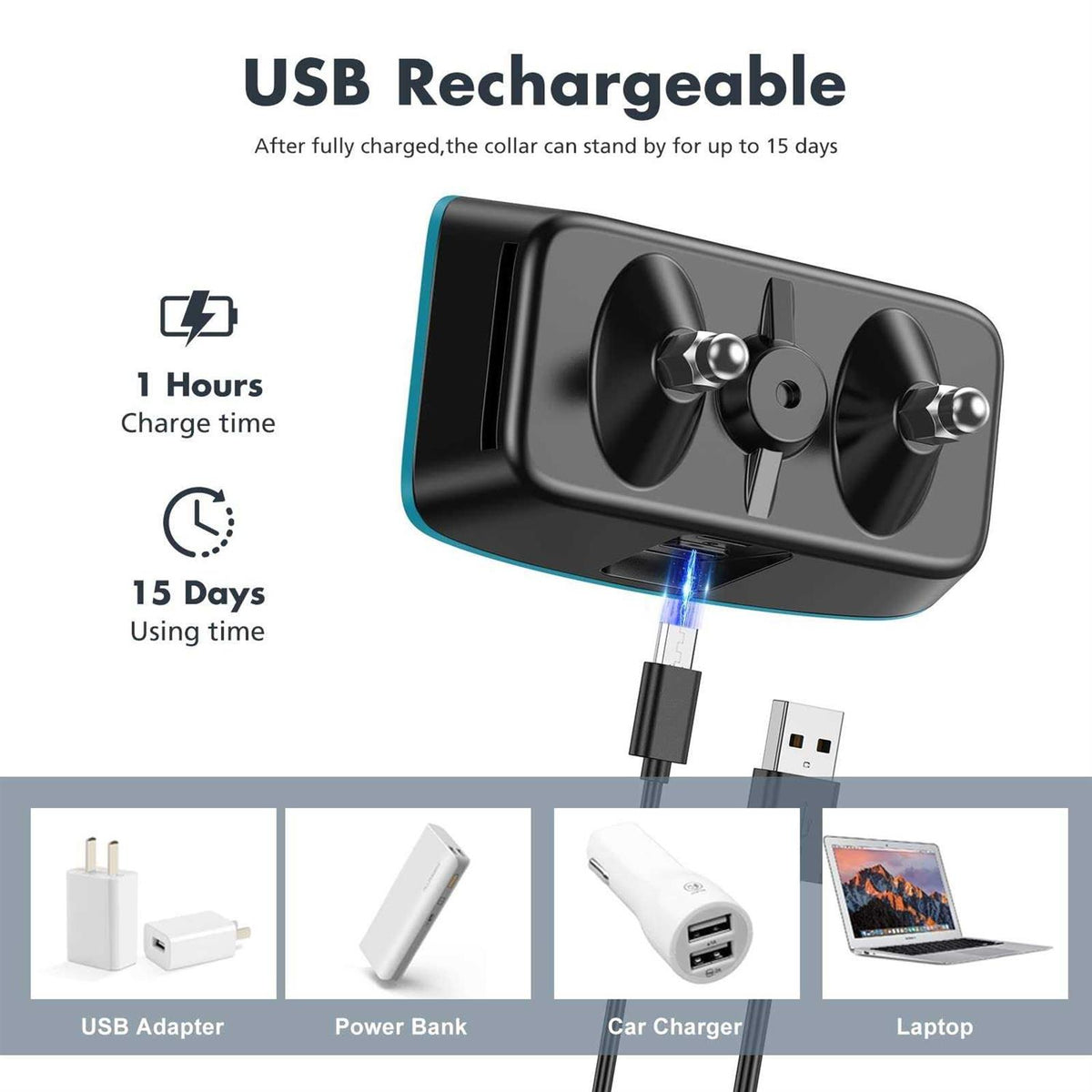 Rechargeable Anti Barking Training Collar M924