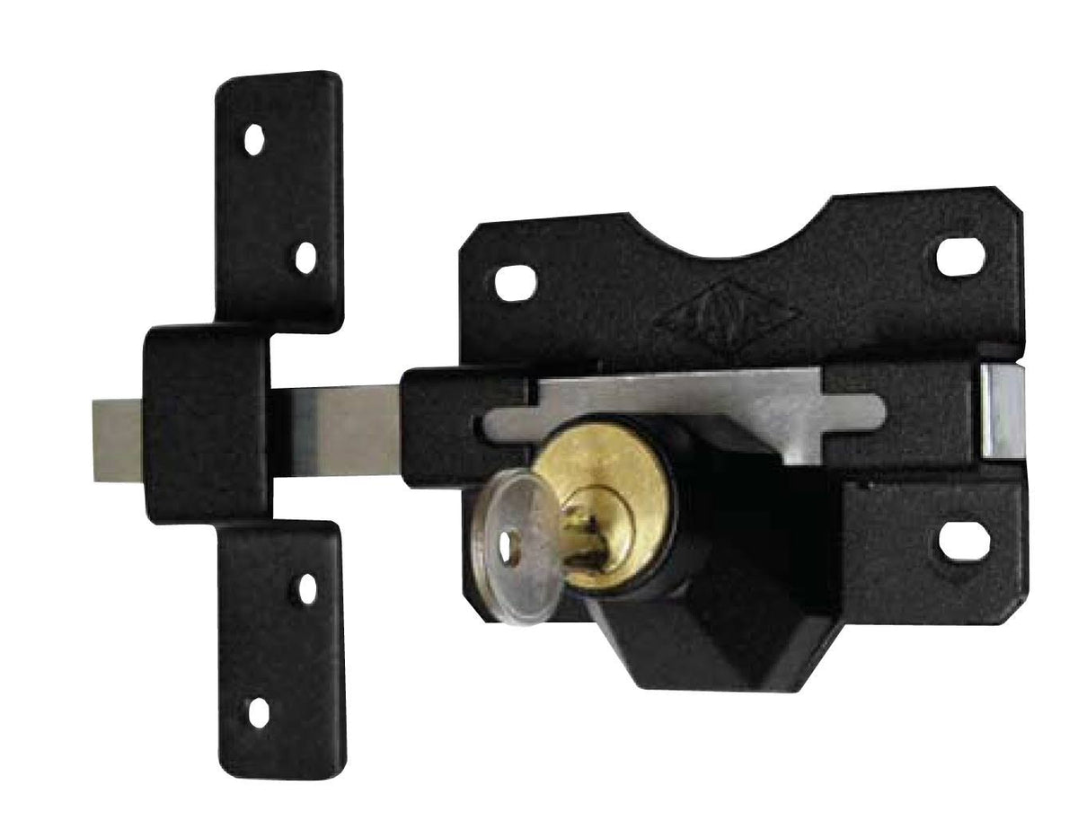 Black Stainless Steel Gate Lock L66208