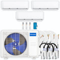 27,000 BTU 3 Zone Ductless Air Conditioner and Heat Pump Y5956