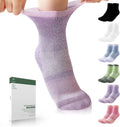 Bamboo Viscose Non Binding Diabetic Ankle Socks 6 Pairs A9824