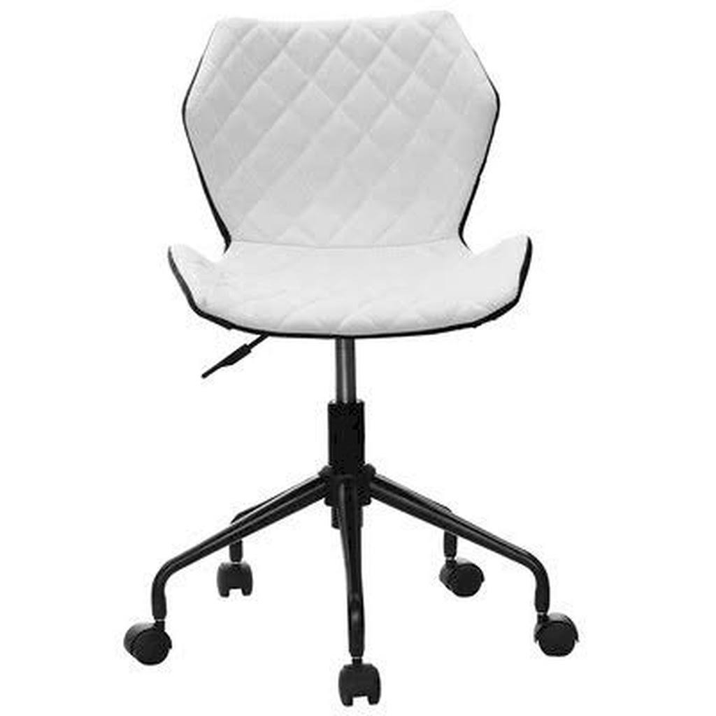 Black/White Upholstery Task Chair U1581